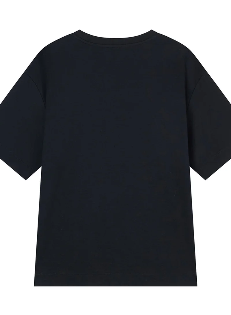 GIORDANO  Women’s Embroidered Cotton Liquid Touch Tee for Women | Best Price UAE